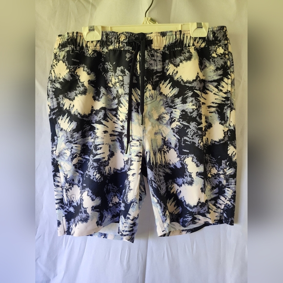 BYLT- Men's Size Large- Coastal Boardshort- Tie Dye print- Blues,white,purple - Picture 1 of 12